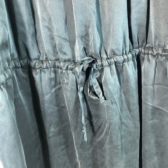 Chaser Emerald Green Cold Shoulder Slit Sleeves Dress Women SZ M - Picture 8 of 10